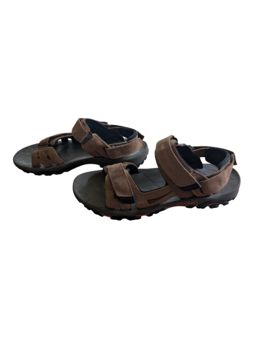 Merrell Mens Sze 11 Continuum Rapid Pulse Leather Dark Earth Performance Sandal